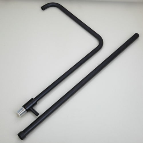 Douche set opbouw Zwart / Olie brons uitvoering 200 MM regendouche