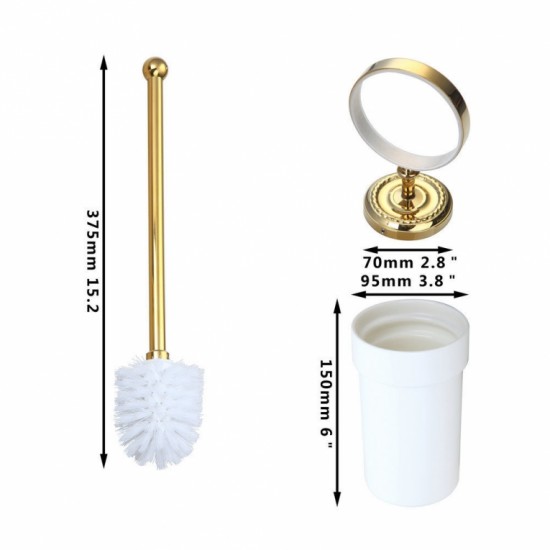 Gouden accessoire set 10 delig goudkleurig afgewerkt Voordeel set