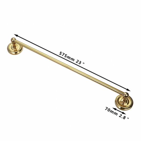 Gouden accessoire set 10 delig goudkleurig afgewerkt Voordeel set