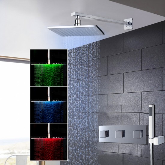LED douche set 400 MM Inbouw mengkraan Stortdouche