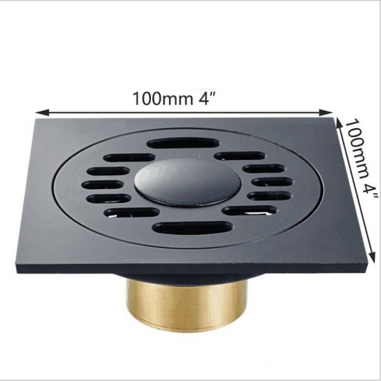 Afmeting doucheput zwart