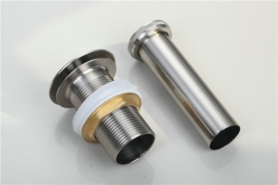 Afvoerplug gebristeld nikkel