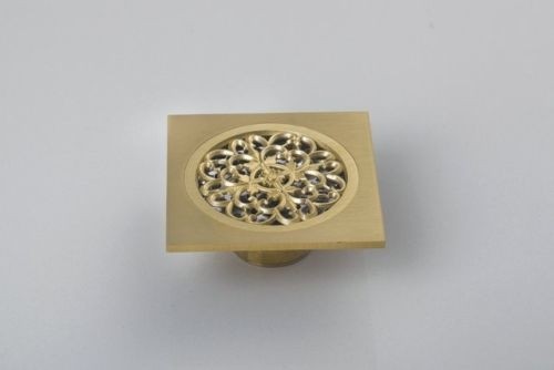 Gouden douche put nostalgische uitvoering afvoer goudkleurig