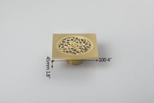 Gouden douche put nostalgische uitvoering afvoer goudkleurig