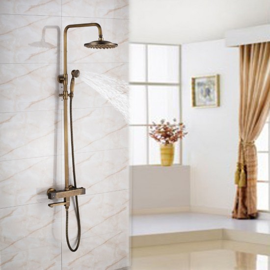 Antiek brons douche opbouw