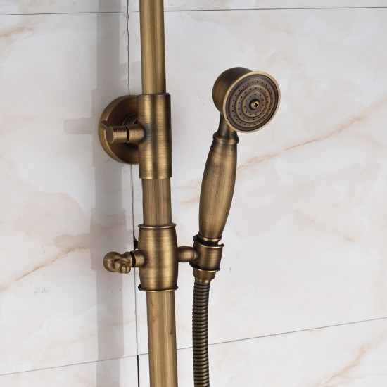 Antiek bronzen opbouw set