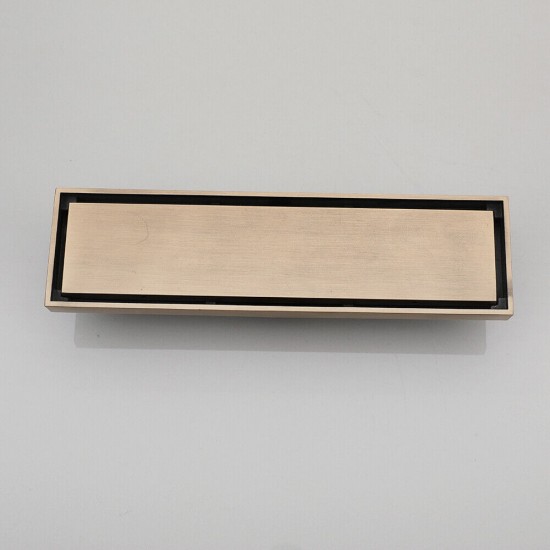 Bronskleurige douchegoot