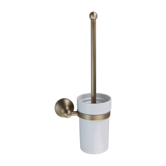 Bronskleurige wc borstel