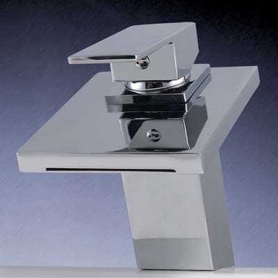 Watervalkraan Carice Zilver  Design Kraan