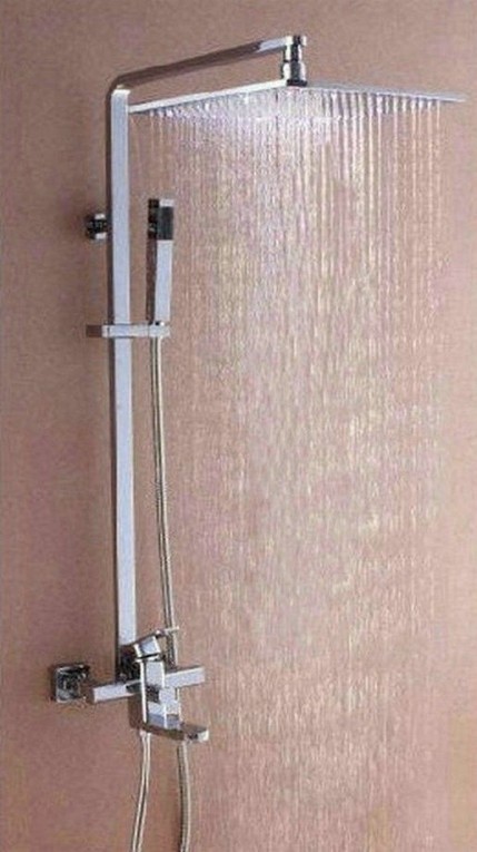 Opbouw douche set compleet LED 40 CM handdouche Stortdouche