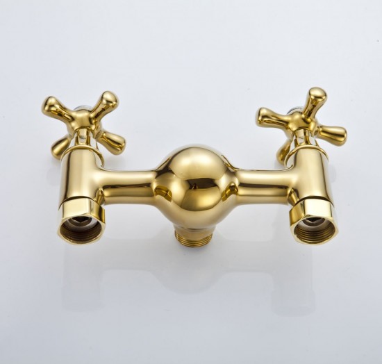 Gouden douche kraan