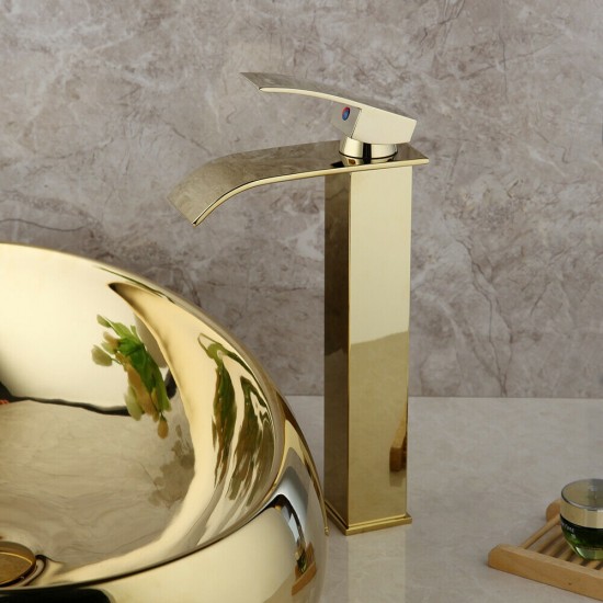 Gouden watervalkraan