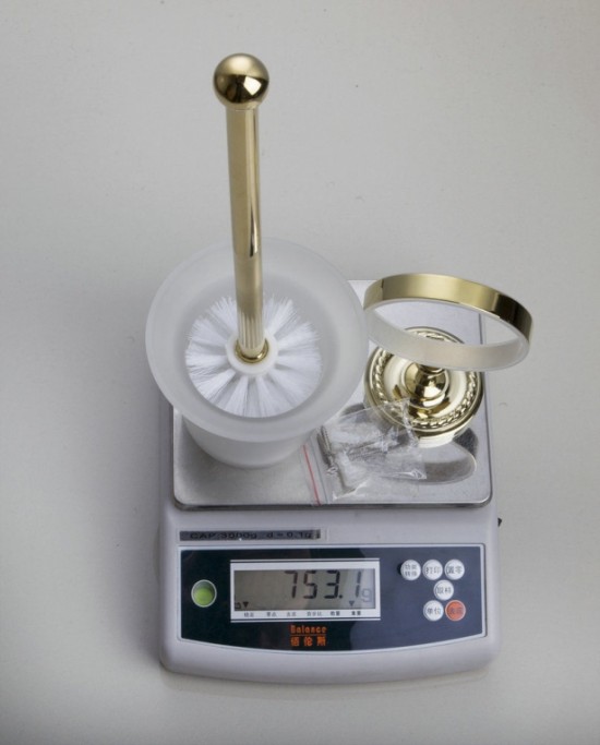 Gouden accessoire set 4 delig goudkleurig afgewerkt