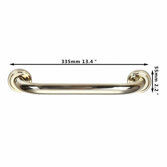 Goudkleurige veiligheidsgreep / beugel Goud chroom