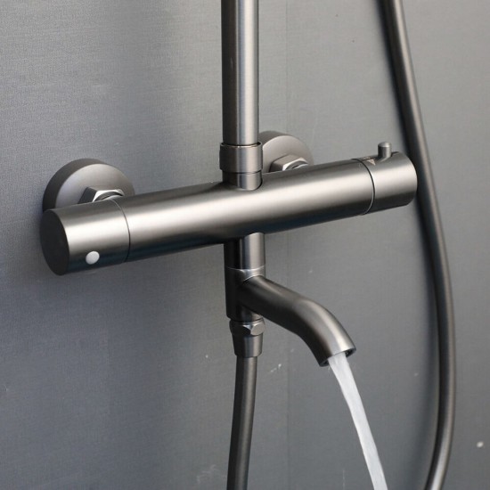 Gun metal badkraan 0