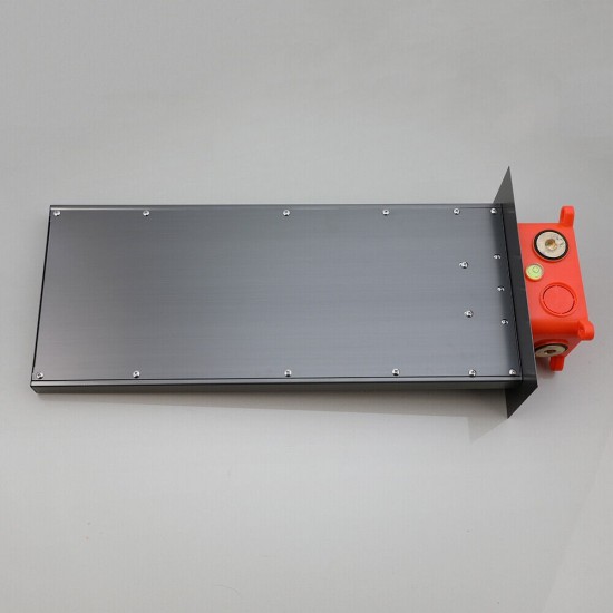 Gun metal grote rechthoekige douchekop