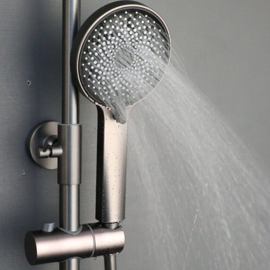 Gun metal handdouche