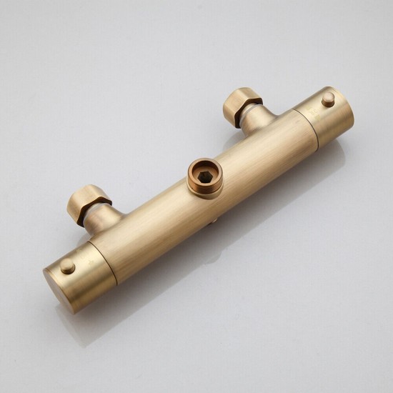 Kraanlijf thermostatisch bronskleurig b570