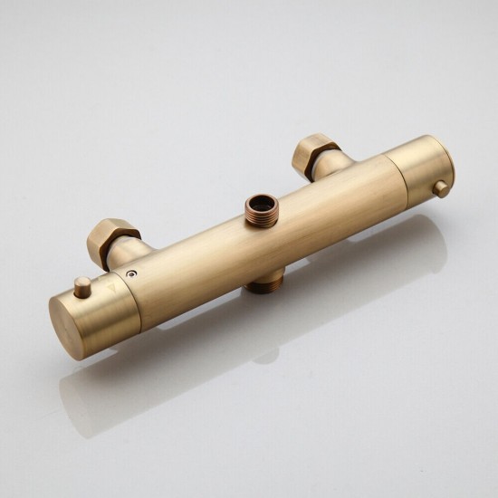 Kraanlijf thermostatisch bronskleurig