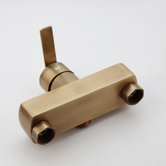 Landelijk bronskleurige kraanlijf