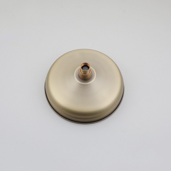 Landelijke bronskleurige douchekop regendouche 2