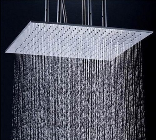 LED Stortdouche 50 x 50 CM LED Regendouche vierkant model