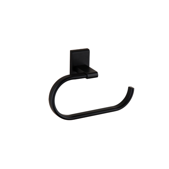Mooie zwarte moderne wc rol houder