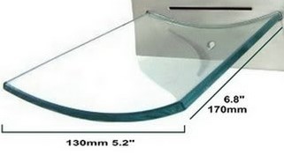 Vervangingsglas tbv Muro watervalkraan