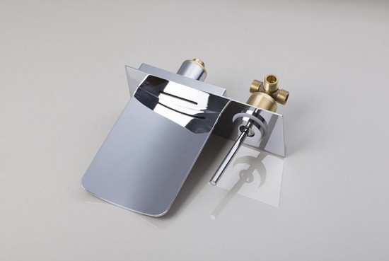 Watervalkraan Muro LED inbouw Design Watervalkraan