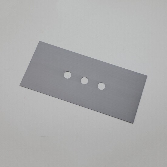 Regendouche rechthoekig gun metal gm30