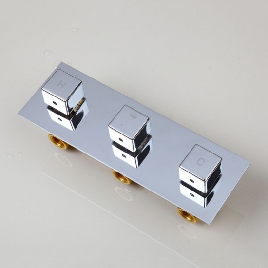 22 inch Regendouche waterval douche inbouw incl. handdouche