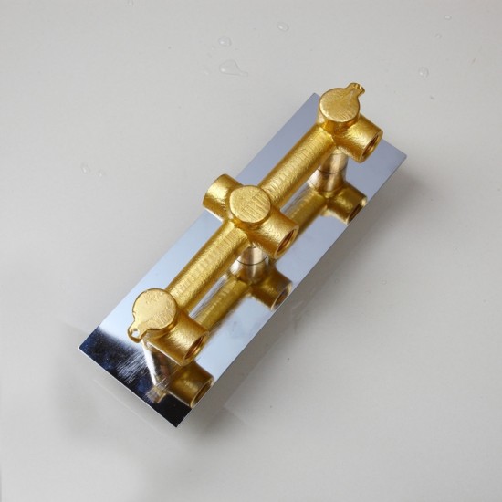 22 inch Regendouche waterval douche inbouw incl. handdouche