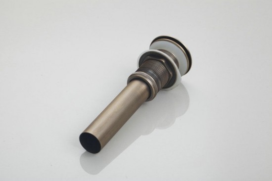 Antieklook pop-up afvoer click afvoer met overloop antiek look