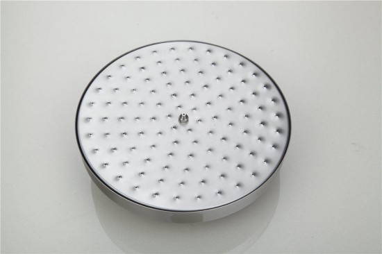 Opbouw douche-set geborsteld nikkel mat klassiek design  20 CM regendouche