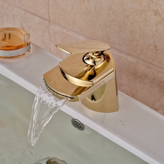 Luxe wastafel kraan Marie Antoinette Deluxe Goud  Desig kraan