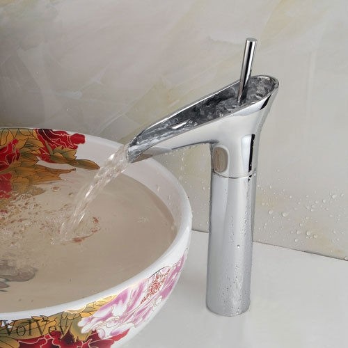 Luxe chroom kraan type Ovi Deluxe design wastafelkraan