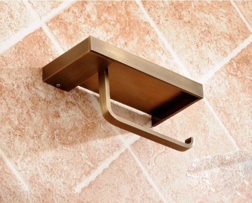 Mooi bronskleurig tafeltje wc rol