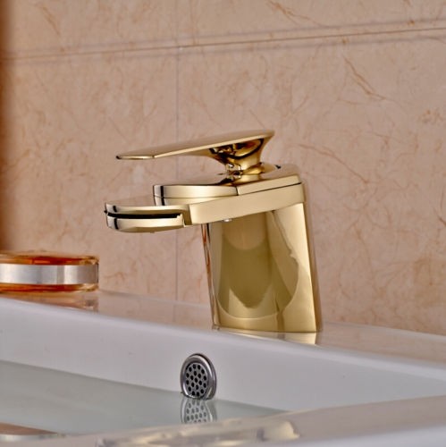 Luxe wastafel kraan Marie Antoinette Deluxe Goud  Desig kraan