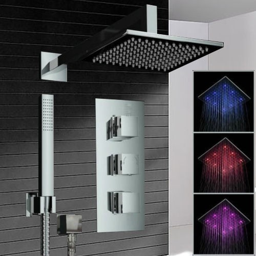 Led Stortdouche 200 MM met bedieningspaneel