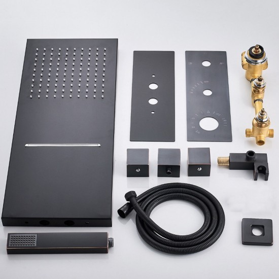 Set inbouw regen douche