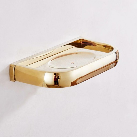 Stijlvolle gouden zeep bakje