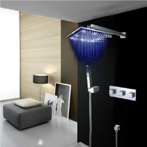 LED douche set 400 MM Inbouw mengkraan Stortdouche