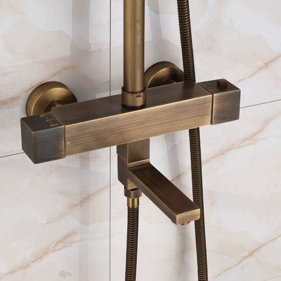 Thermostaat kraan brons