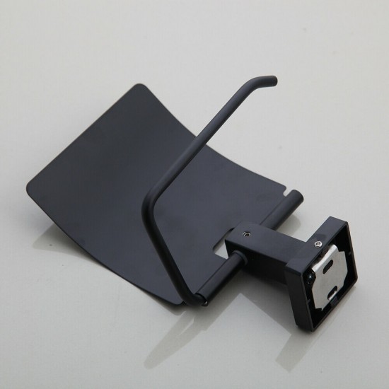 Toiletpapier houder zwart