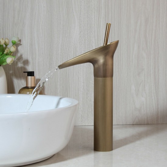 Wastafelkraan brons 0