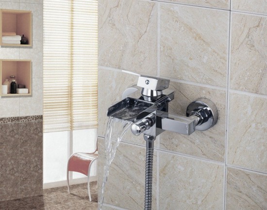 Waterval bad kraan trappe