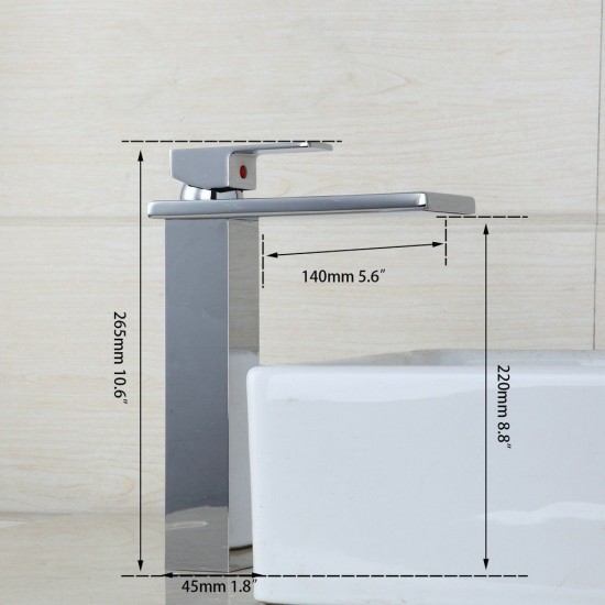 Waterval kraan hoog model