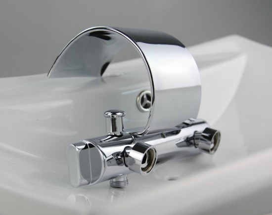 Watervalkraan Type Swan Design Waterval Badkraan