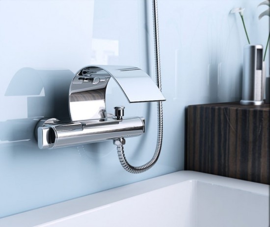 Watervalkraan Type Swan Design Waterval Badkraan