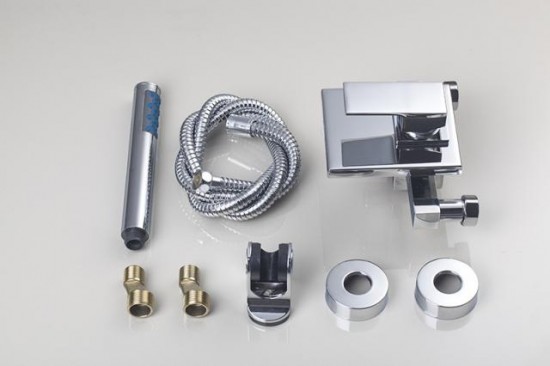 Carice chroom badkraan inclusief handdouche